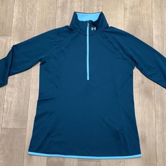 Womens Under Armour Fitted‎ Half Zip Lightweight Performance Active Pullover - Picture 4 of 7